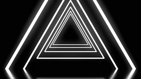 túnel triangular abstracto