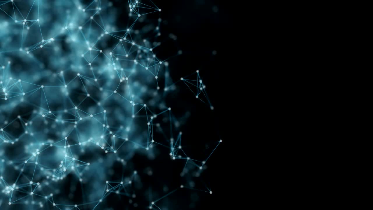 4K Abstract Molecular Mesh.