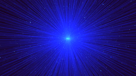mesmerizing blue background with celestial light emitting from center