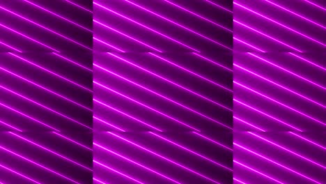 purple color neon light geometric glowing line animation. animated neon line motion background.