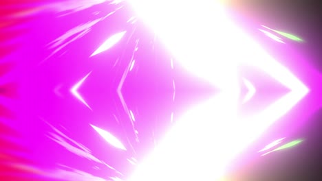animación de un túnel colorido que se mueve sobre un fondo negro