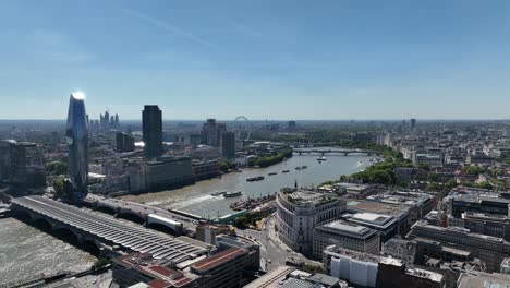 London-Skyline-überblick-Blick-über-Die-Themse