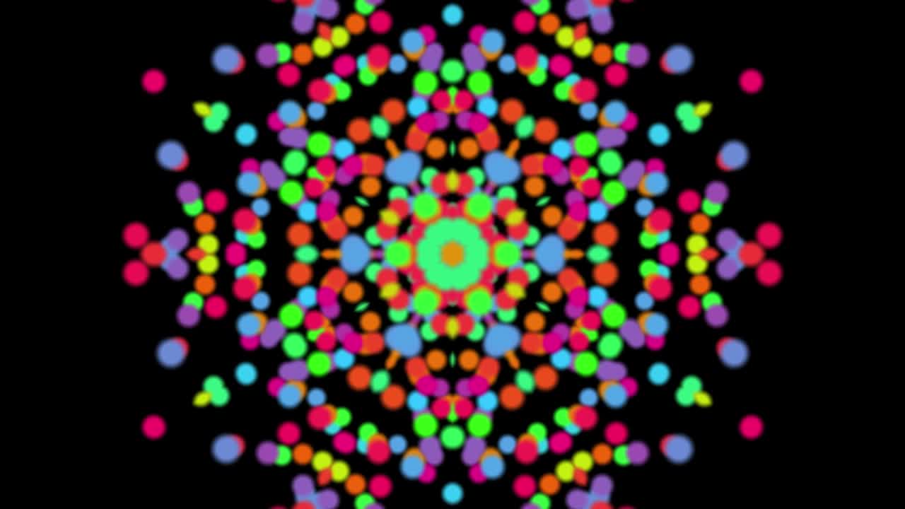 다채로운 흐릿한 점 확산