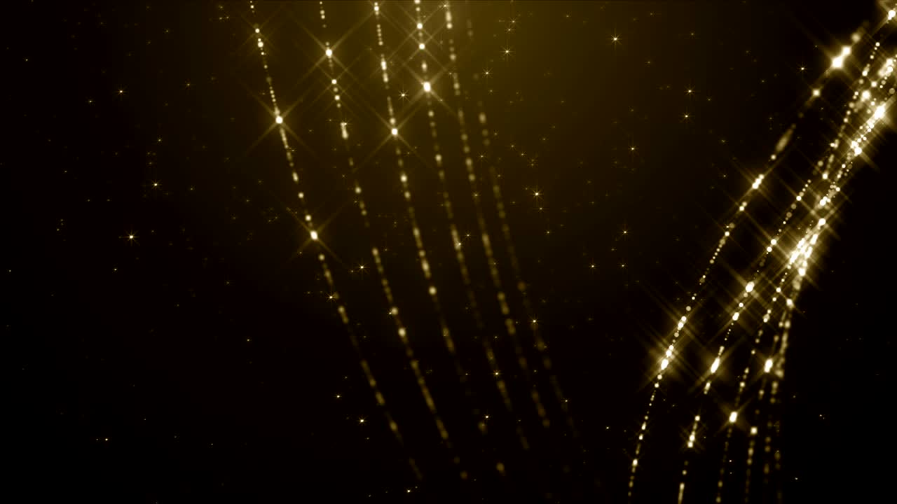 입자 금 반이는 보케상 먼지 추상적인 배경 루프