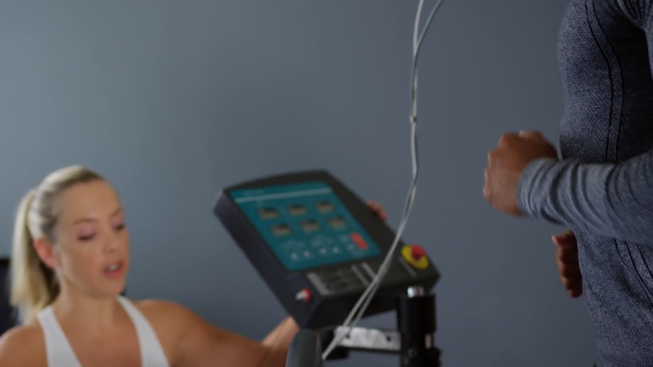 대사 가스 분석기를 사용하는 러너