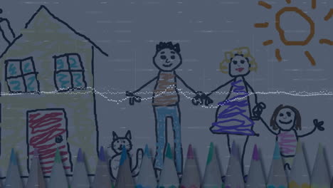 animación de las estadísticas y procesamiento de datos sobre el sorteo familiar