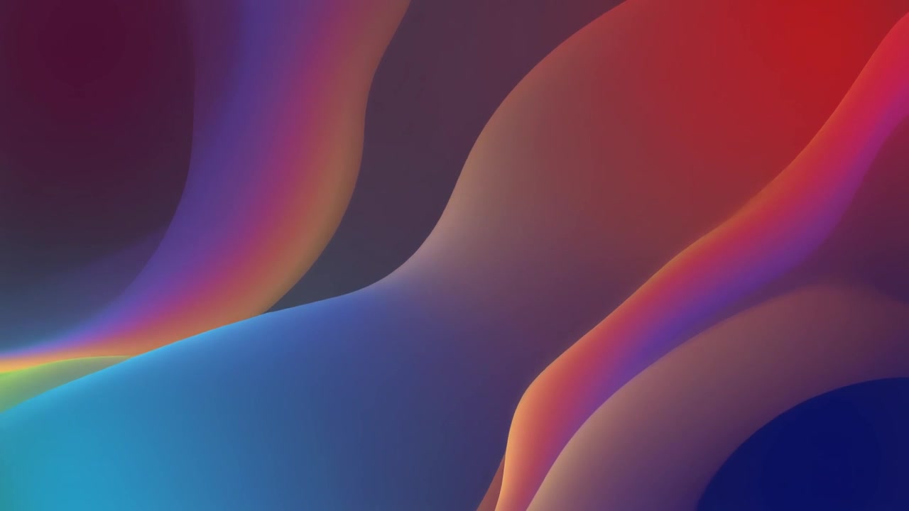 Abstract Motion Background with Fluid Colorful Gradient Shapes