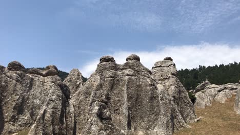picos de montaña lapso de tiempo