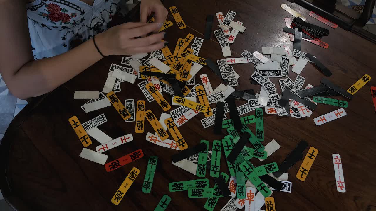 A game of Cherki, Peranakan Chinese's favourite card pastime