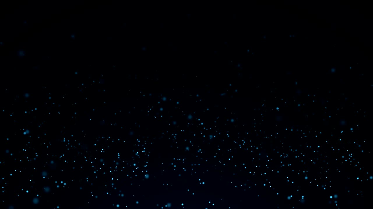 Blue Particles Background. Loop