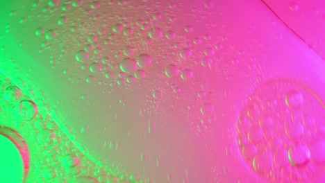 top view rotate colourful abstract bubbles, 4k abstract bubbles background.