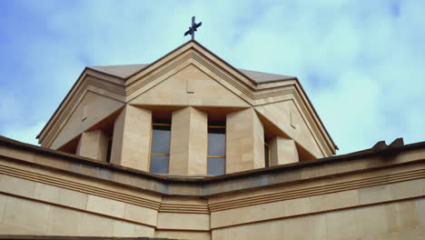 architectural detail of a church