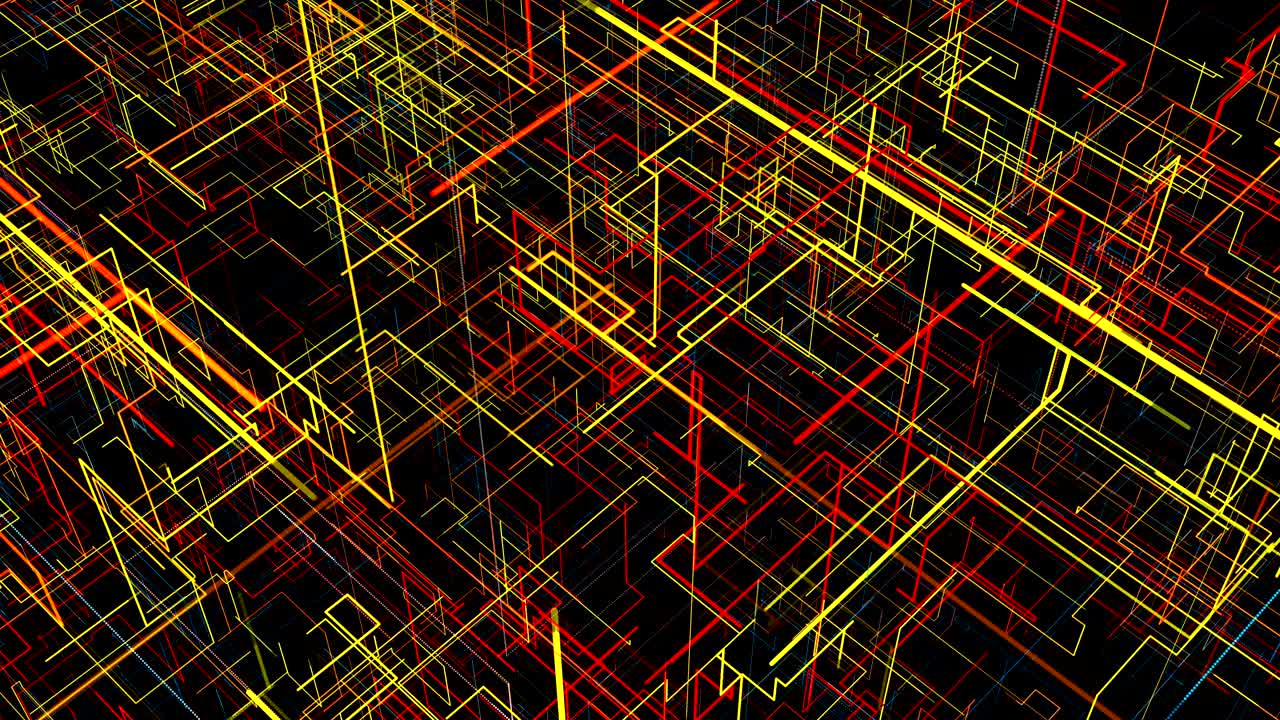 fondo abstracto con circuito. ilustración digital