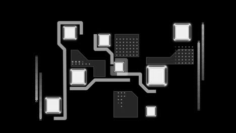 circuit board interface screen