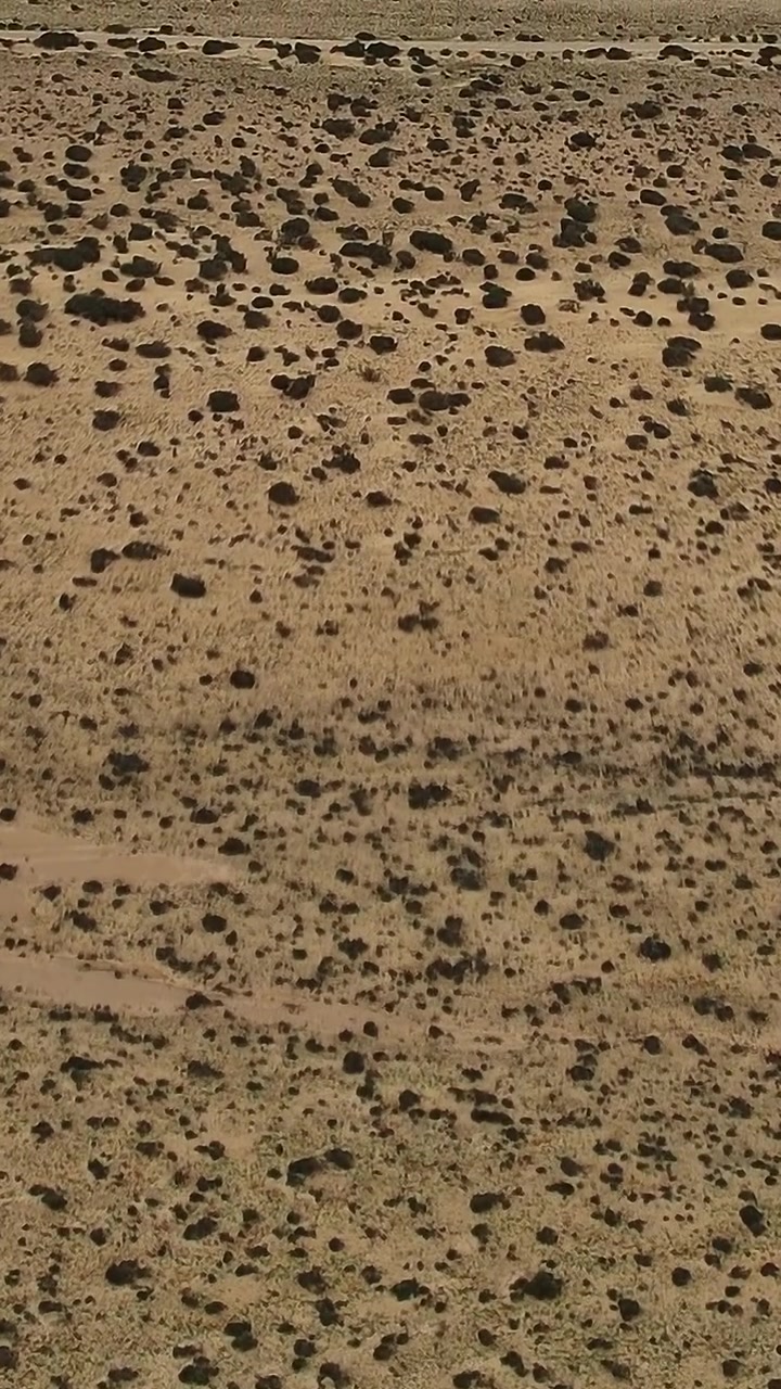 Aerial view of landscape in Fuerteventura, Spain during daytime