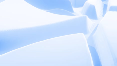 stylish blue white creative abstract low poly background in 4k. abstract wavy pattern move on surface in loop. smooth soft seamless animation. simple minimalistic geometric bg.