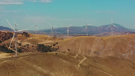 the wind farm supplies clean energy to the local community