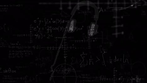animation of mathematical equations over headset