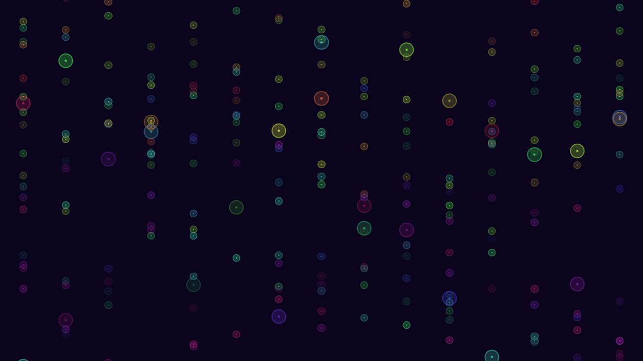 manchas vibrantes suspendidas en el misterio contra un telón de fondo oscuro