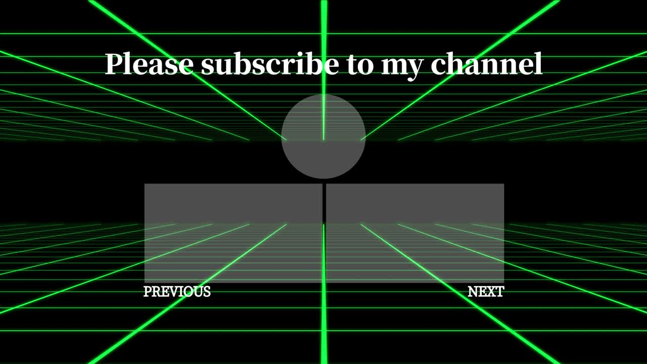 그리드 이동 엔드 카드 엔딩 스크린 모션 그래픽