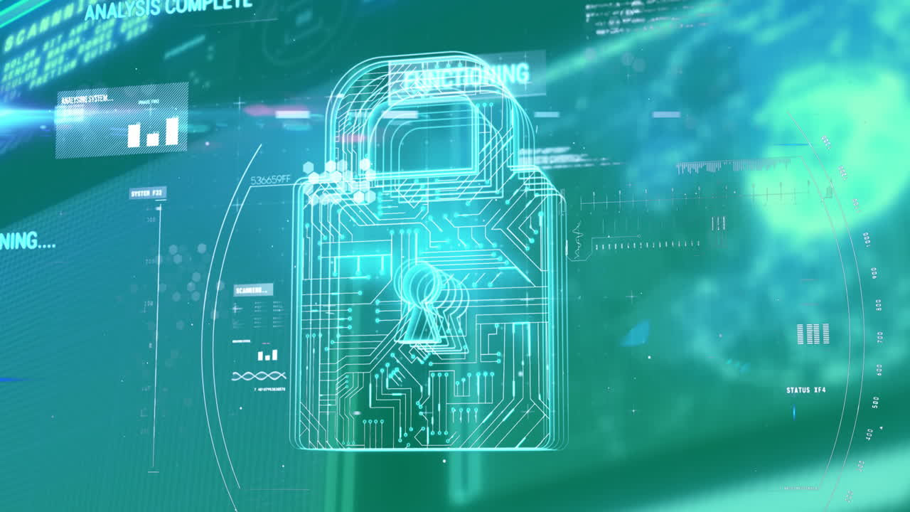 Animation of digital icon and data processing on interface