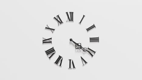 clock counting 24 hour
