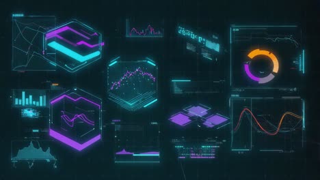 futuristic data visualization