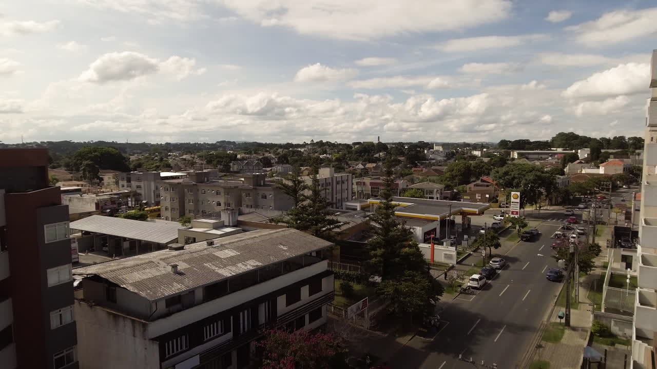 vista aérea de un barrio de la ciudad