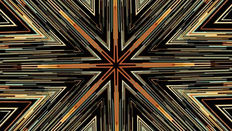patrón geométrico abstracto con estallido de estrellas