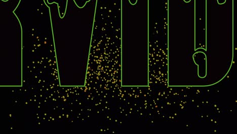 Coronavirus-or-covid-19-cells-are-seen-in-close-up-then-zoom-out-to-see-the-text-"CORVID-19"-wtih-infection-molecules-swarmng-all-around-the-text