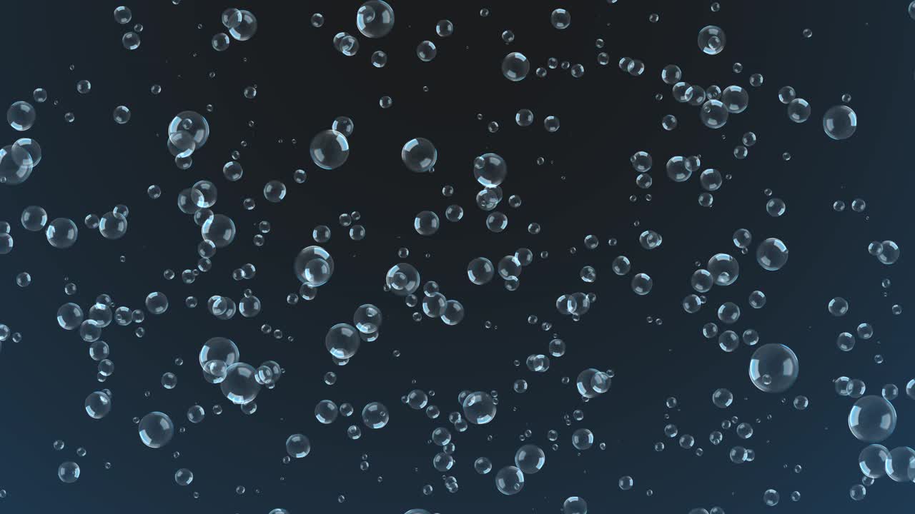Underwater bubbles cloud animation backgrounds fizzing air bubbles champagne realistic fizzy drink