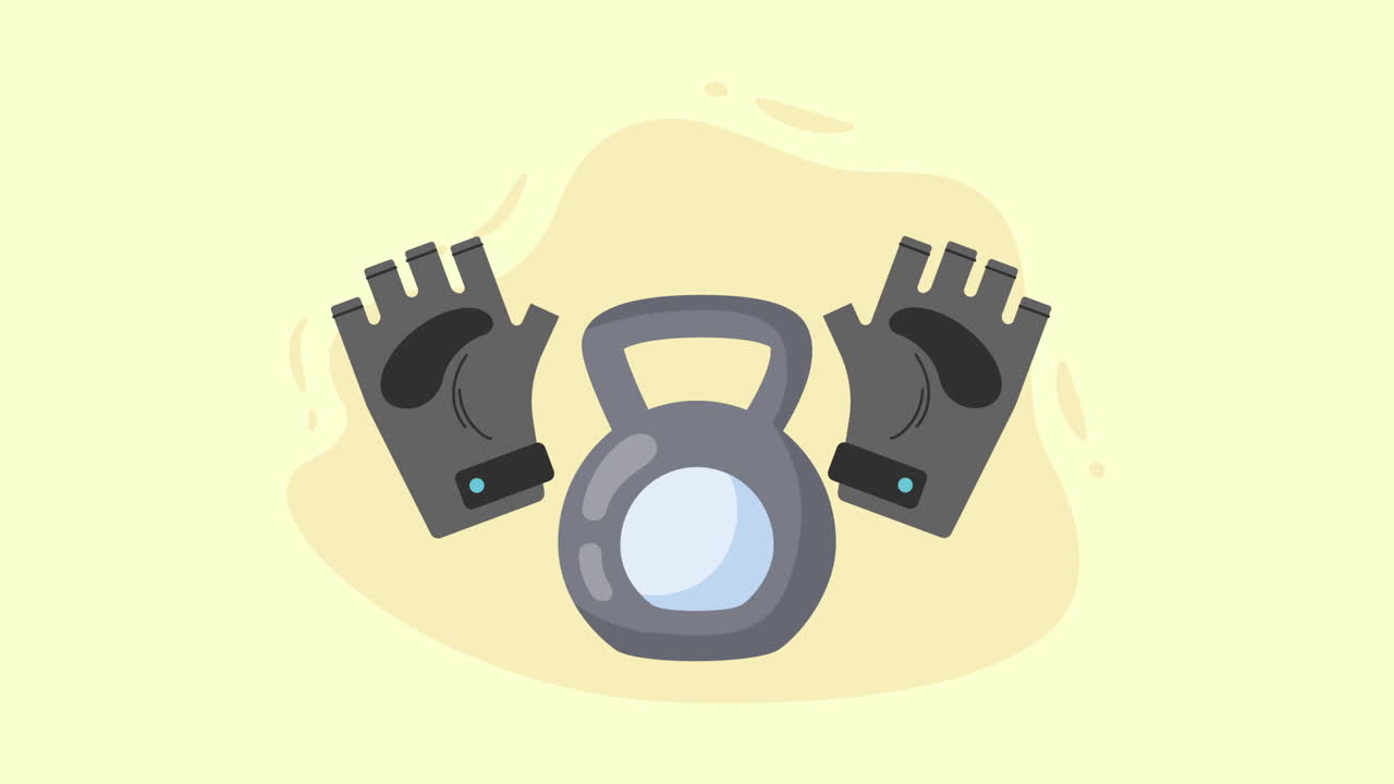 кеттлбелл и перчатки