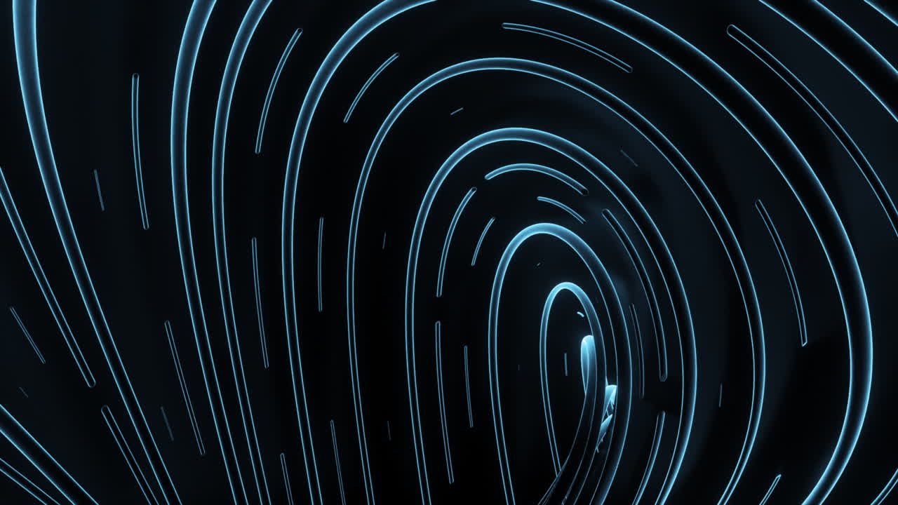 Abstract Linea luminosa Tunnel