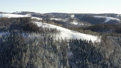 Luftaufnahmen-Vom-Harz-Nach-Einem-Heftigen-Schneesturm-Im-Winter-2021