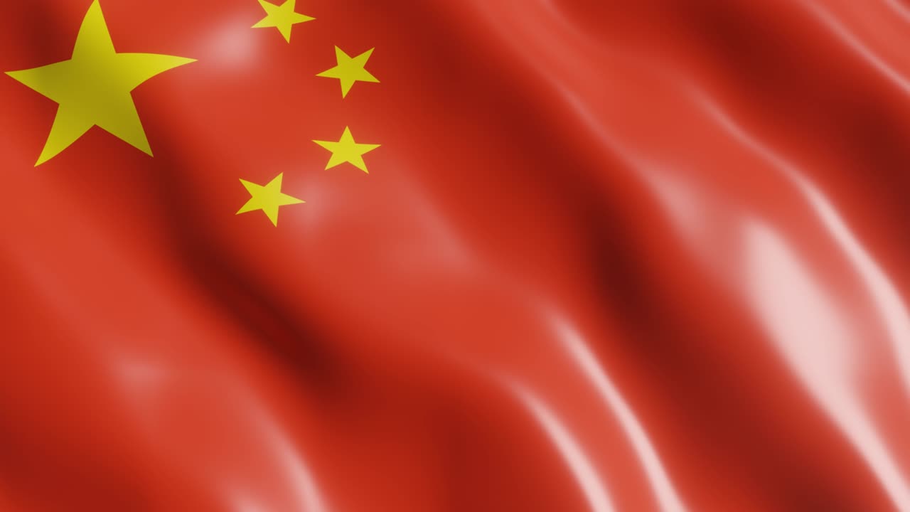 bandeira nacional em fundo de vento. clipe de vídeo animado de loop sem costura realista em 4k