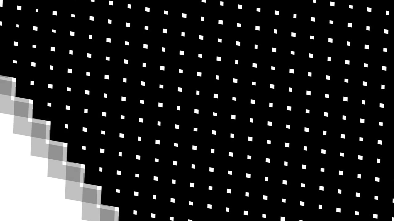 Transizione astratta con motivo a griglia digitale