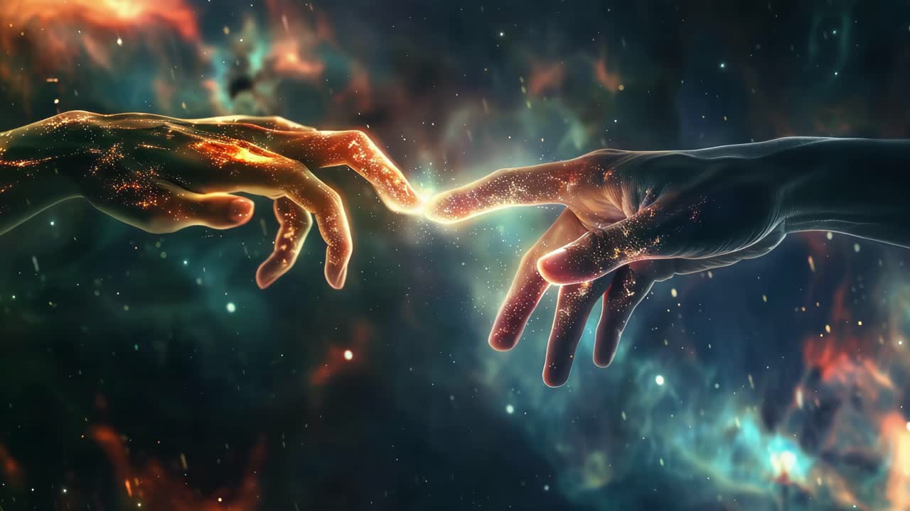Reaching Hands in the Cosmos