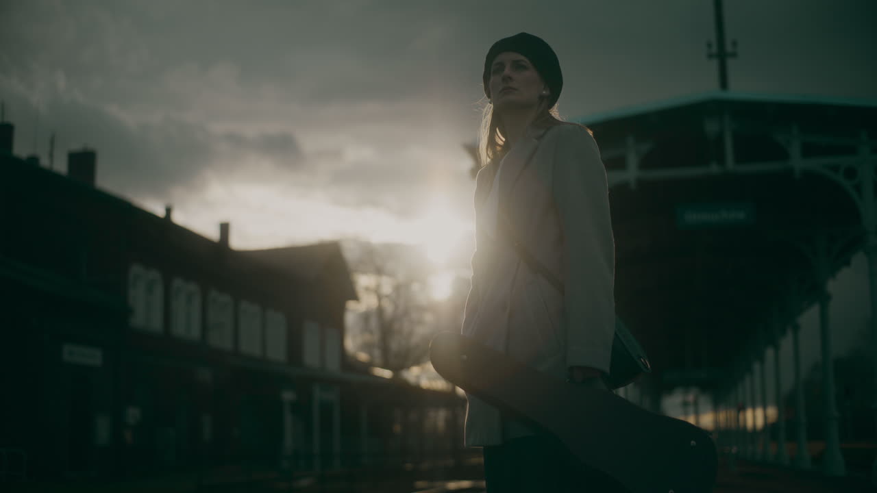retrato de una mujer triste y pensativa
