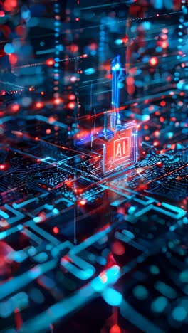a computer chip with the letters ai on it