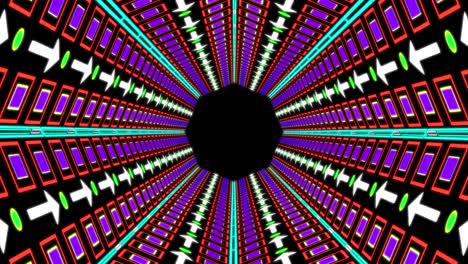 el progreso del túnel cibernético animación gráficos de movimiento