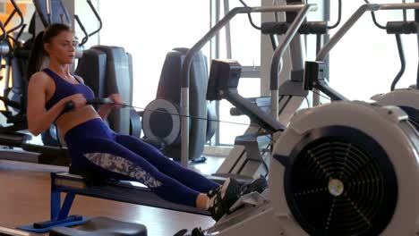 fit woman working out in gym