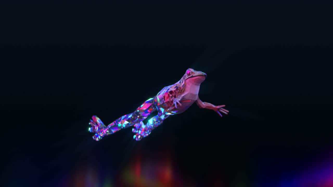 날아다니는 반이는 폴리 개구리