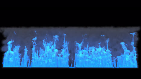 blue flame effect