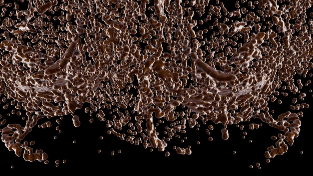 Chocolate Splash Slow-motion