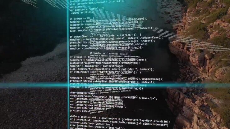 Crosshair pulsing initiating code column scanning inlet for tech mapping making RGB streaks