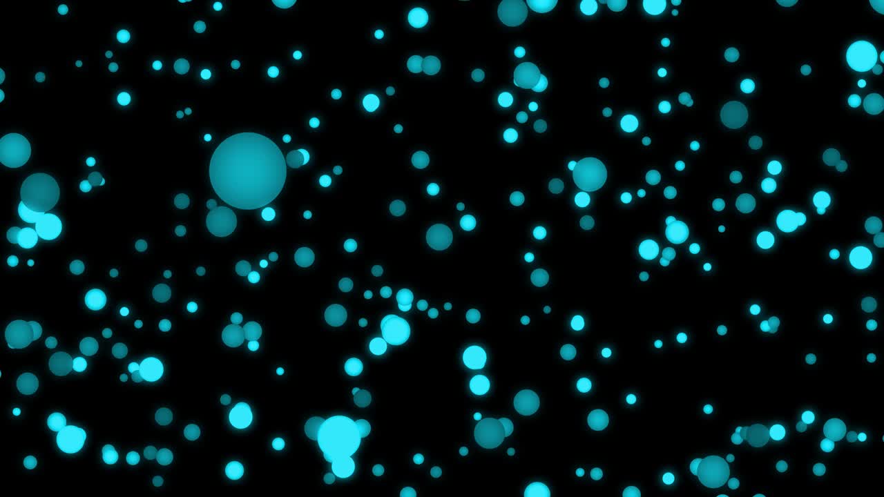 animación de bola de punto de tamaño medio en movimiento gráficos de movimiento