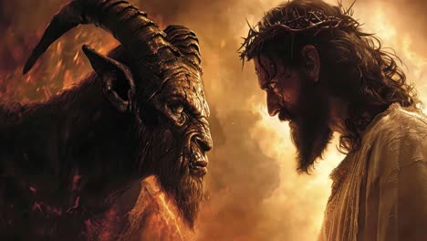 confrontation of christ and satan