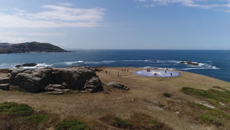 Gente-En-La-Ciudad-De-Coruña-España