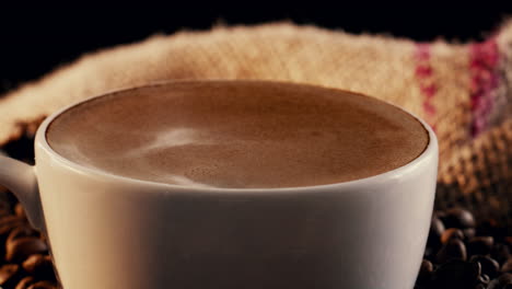 a cup of coffee