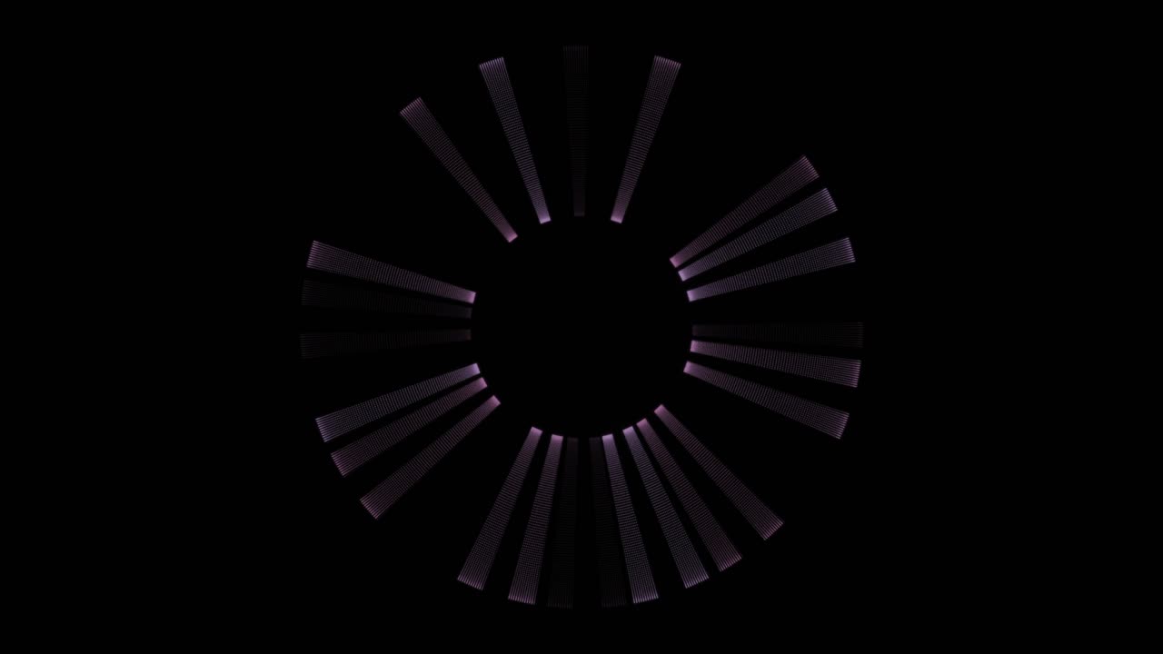 추상적인 방사형 패턴